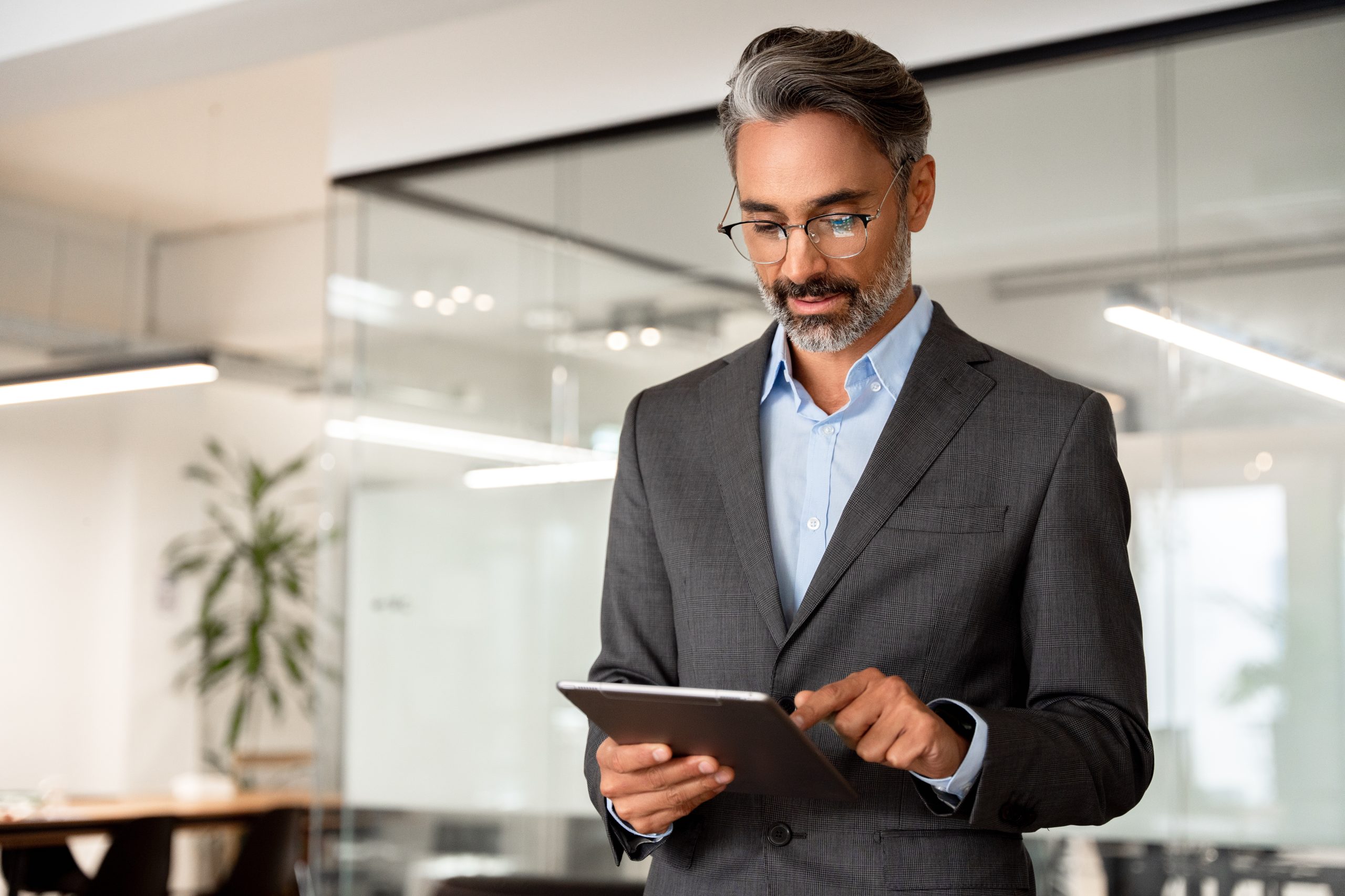 Healthcare leader analyzing burnout in healthcare workers feedback data